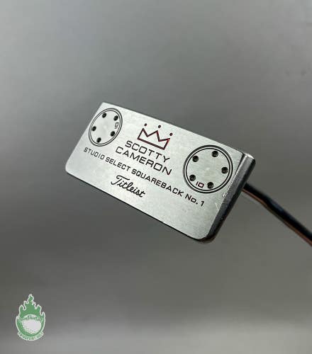 Used Titleist Scotty Cameron Select Squareback No. 1 35" Putter Steel Golf Club
