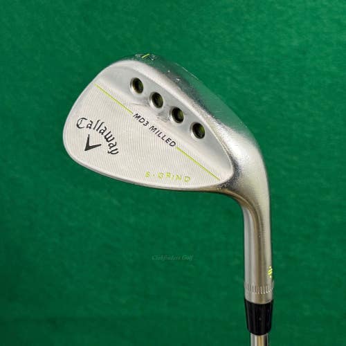 Callaway MD3 Milled Chrome 52-10S 52 Gap Wedge Dynamic Gold Steel Wedge Flex