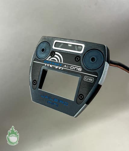 Used RH Odyssey Ai-ONE Milled Jailbird Mini DB 33" Putter Steel Golf Club