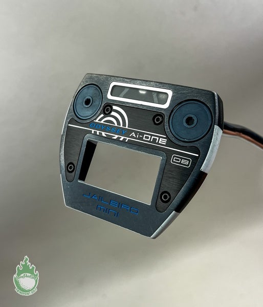 Used RH Odyssey Ai-ONE Milled Jailbird Mini DB 33" Putter Steel Golf Club