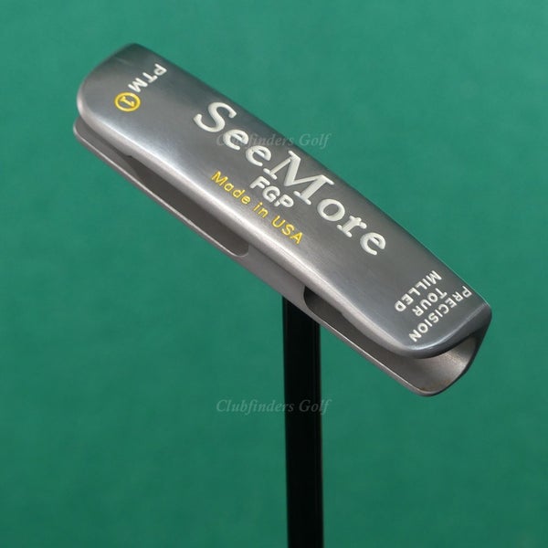 SeeMore FGP PTM 1 Precision Tour Milled 35" Putter Golf Club w/ Headcover