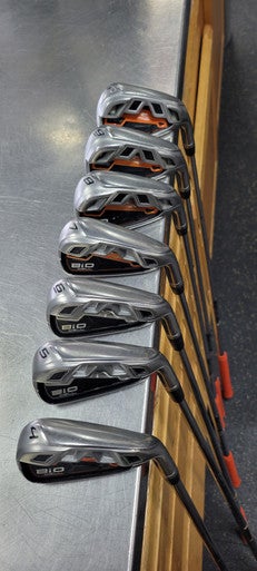 Used Cobra BIO CELL ORANGE Mens Iron Set RH 4I-PW 11497-S000152261