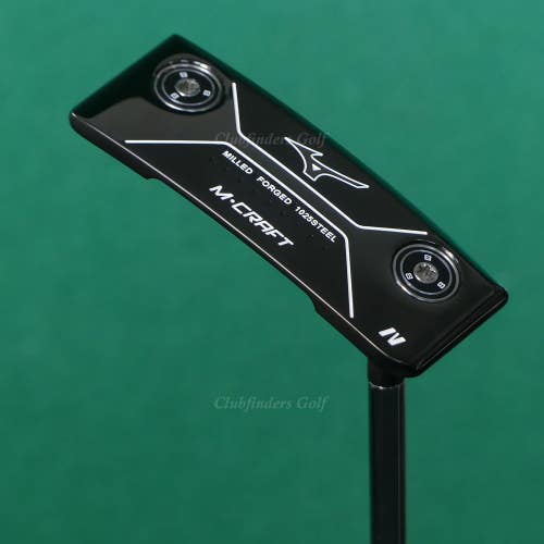 Mizuno M-Craft IV Black Ion Flow-Neck 34" Putter Golf Club w/ Headcover