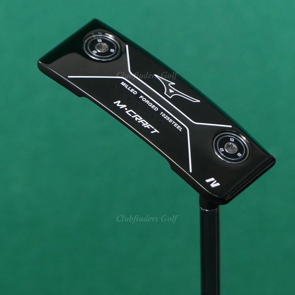 Mizuno M-Craft IV Black Ion Flow-Neck 34" Putter Golf Club w/ Headcover