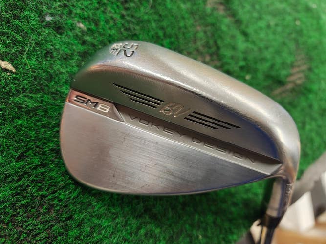 Titleist Vokey Design SM8 Chrome F Grind 52 Degree Gap Wedge 52.12 GW
