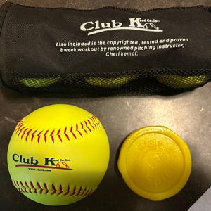 Club K Weighted Ball Set ,Spin Right Spinner, 14” Club K softball