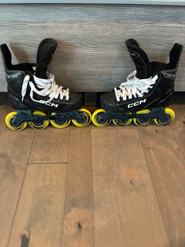 CCM Super Tacks 9350 Inline Skates Regular Width Size 4 (Used)