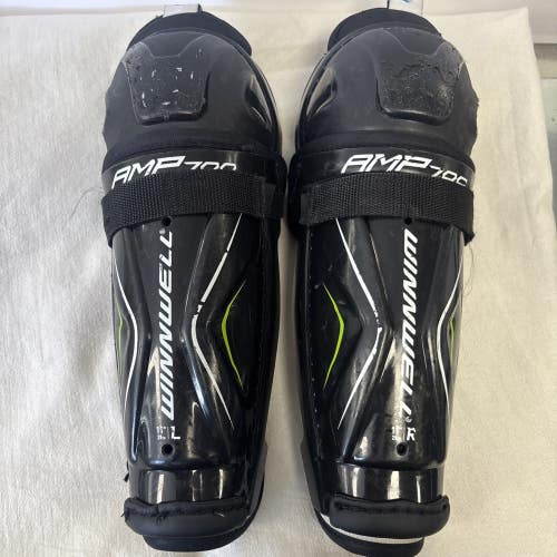Junior Size 11 Inch Warrior AMP 700 Ice Hockey Shin Pads