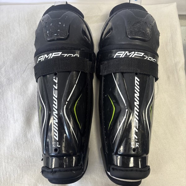Junior Size 11 Inch Warrior AMP 700 Ice Hockey Shin Pads