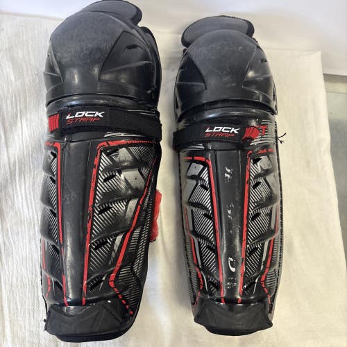 Junior Size 12 Inch CCM FT 370 Ice Hockey Shin Pads