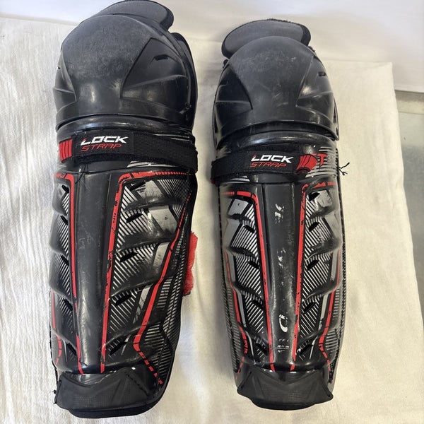 Junior Size 12 Inch CCM FT 370 Ice Hockey Shin Pads