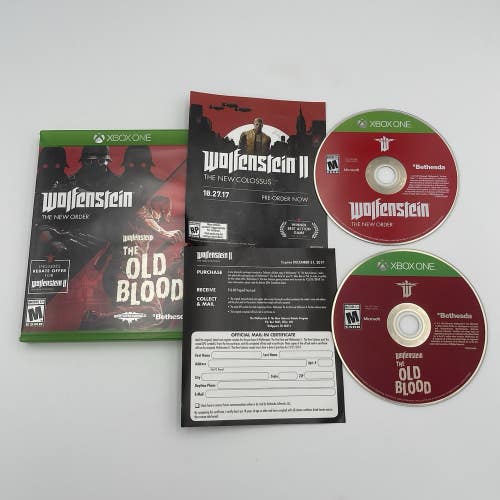 Wolfenstein: The New Order/Wolfenstein: The Old Blood (Microsoft Xbox One, 2017)