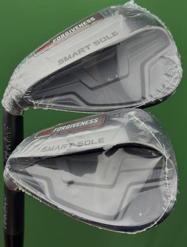 Cleveland Smart Sole 4.0 Black Wedge Set LEFT Hand Gap GW 50*, Sand SW 58* LH