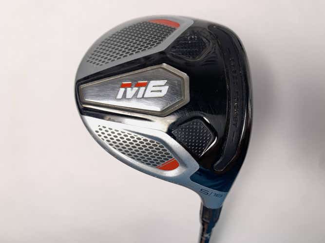TaylorMade M6 5 Fairway Wood 18* Fujikura Atmos 6S Stiff Graphite Mens RH