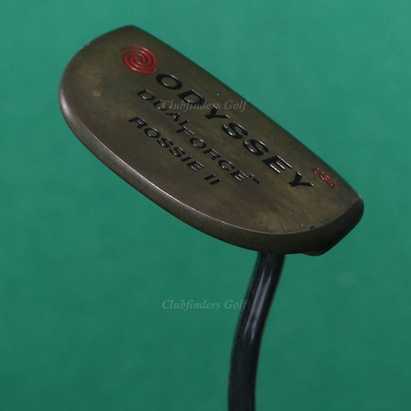 Odyssey Dual Force Rossie II Bronze Double-Bend 35.5" Putter Golf Club