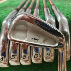 Taylormade RAC Coin Forged Combo Golf Iron Set 4-9,48 No 7 Iron Stiff Flex S300