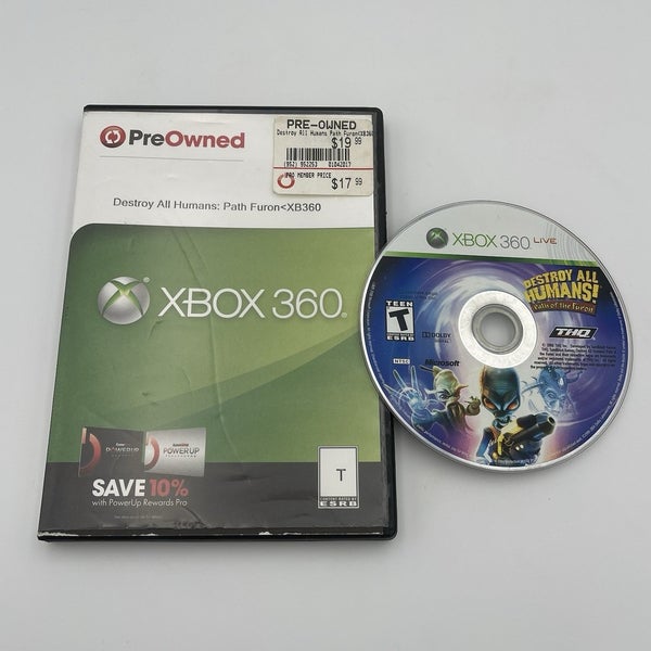 Destroy All Humans Path of the Furon (Microsoft Xbox 360, 2008) (Disc Only)