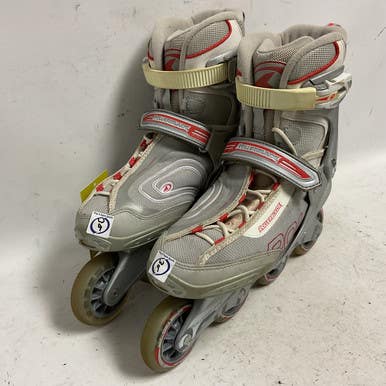 Used Rollerblade SPARK W Senior Rec Fitness Skates Grey Senior 9 11855-S000191423