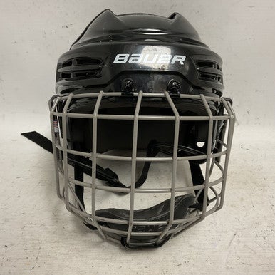 Used Bauer IMS 5.0 Helmet Cage Combo Black SM 11855-S000191407