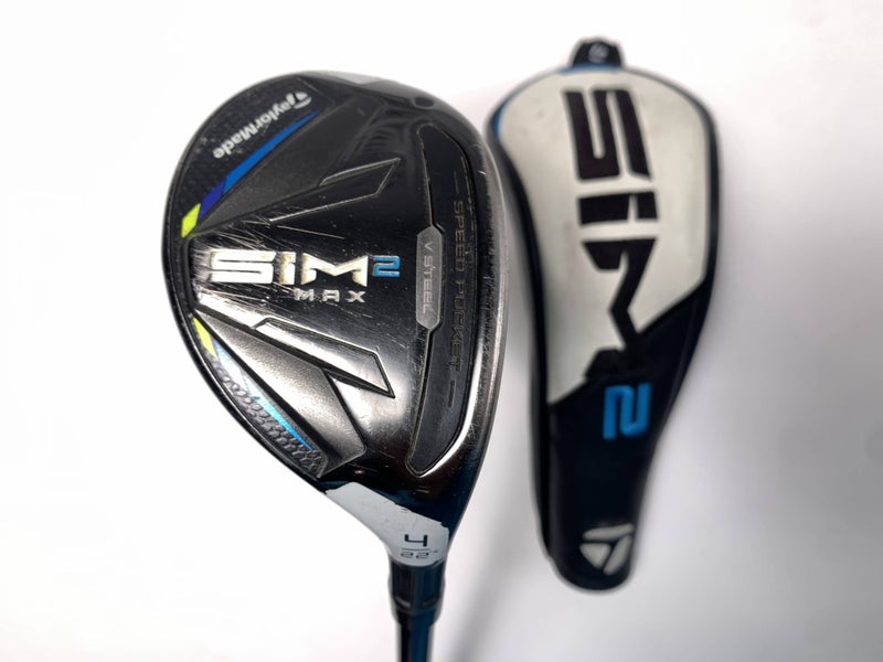 TaylorMade SIM2 MAX Rescue 4 Hybrid 22* Fujikura Ventus Blue 6R Regular  RH HC