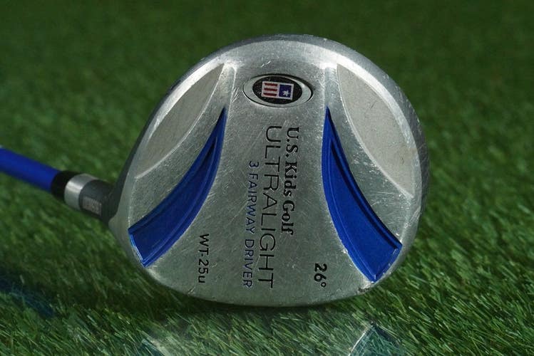 U.S. KIDS GOLF ULTRALIGHT WT-25U 3 FAIRWAY DRIVER 30" RH 26 FOR KIDS 45" - 48"