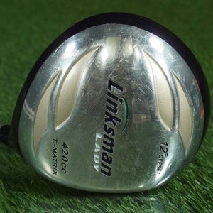 LINKSMAN LADY DRIVER 40" TI-MATRIX 420CC JUNIOR CUT GRAPHITE SHAFT RH 12 OFFSET
