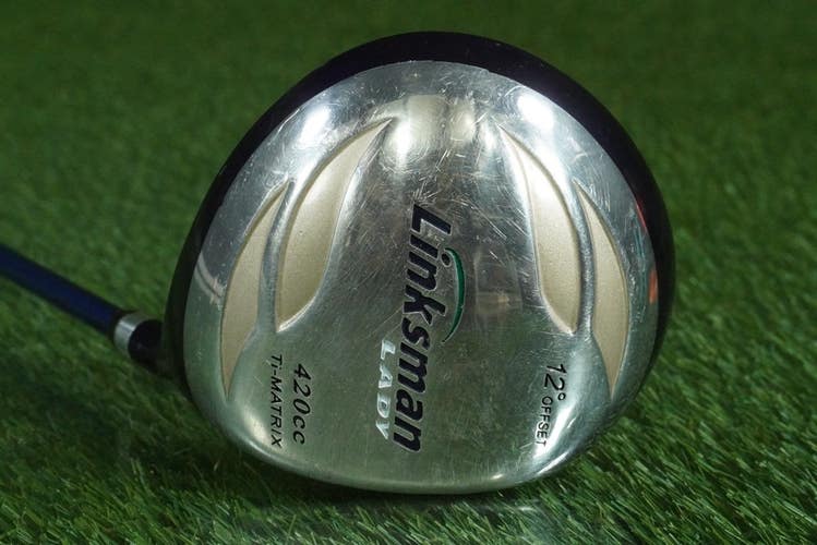 LINKSMAN LADY DRIVER 40" TI-MATRIX 420CC JUNIOR CUT GRAPHITE SHAFT RH 12 OFFSET