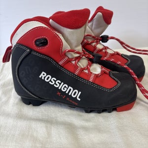 EURO SIZE 33 US Kids Size 2 ROSSIGNOL X-1 Junior Cross Country Ski Boots