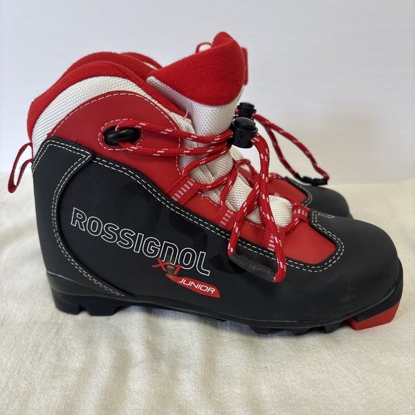 EURO Size 35 US Kids Size 4 ROSSIGNOL X-1 Junior Cross Country Ski Boots