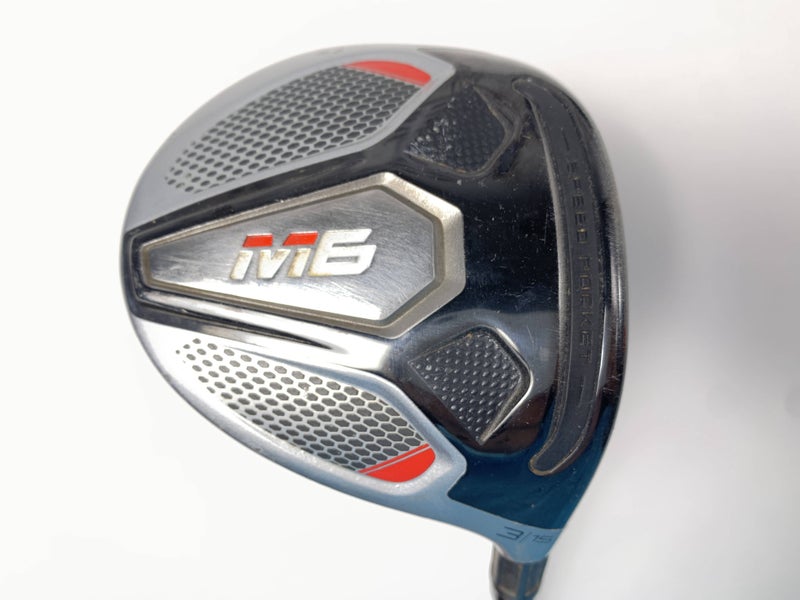 TaylorMade M6 3 Fairway Wood 15* Fujikura Atmos red 6S Stiff Graphite Mens RH