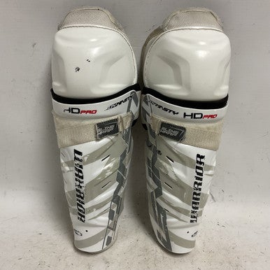 Used Warrior DYNASTY HD PRO Junior Shin Guards White 11" 11855-S000190822