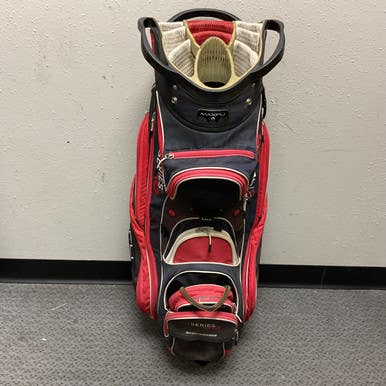 Used Maxfli U SERIES 5.0 Mens Cart Bag Black/Navy/Red 11855-S000190899