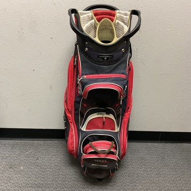 Used Maxfli U SERIES 5.0 Mens Cart Bag Black/Navy/Red 11855-S000190899