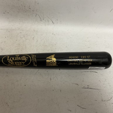 Used Louisville Slugger WHITE SOX GENUINE CWS-87 BB/SB Wood Bat 34" 11855-S000190901
