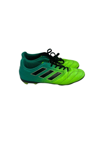 Used Adidas ACE 17.4 FG Soccer Cleats Green Junior 04.5 11692-S000141840
