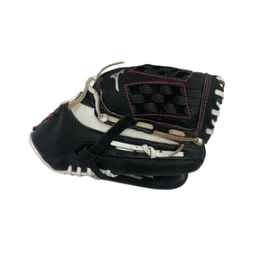 Used Mizuno FINCH BB/SB Glove T-ball Black And Pink 10" 11692-S000141854