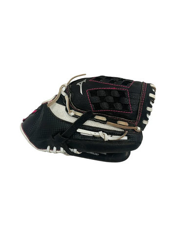 Used Mizuno FINCH BB/SB Glove T-ball Black And Pink 10" 11692-S000141854