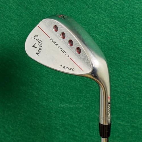 Callaway Mack Daddy 4 Chrome 56-10S 56 Sand Wedge KBS Tour Steel Regular