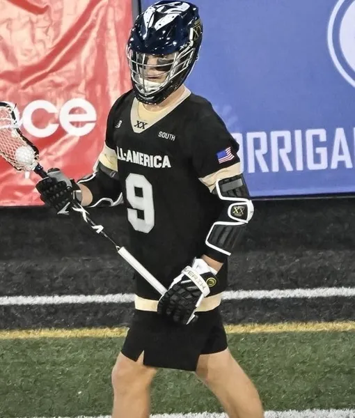 New Balance All America lacrosse game team shooter shirt S small mens NEW