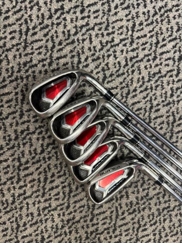Men's TaylorMade Burner Right Handed Iron Set Regular Flex (Used)