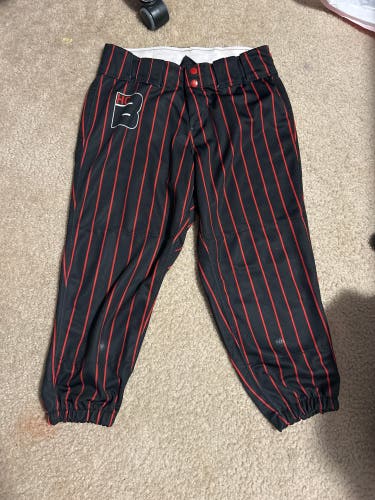 Black Women's Large Adult Boombah Game Pants (Used)