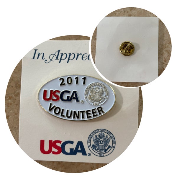 2011 USGA 111th  U.S. OPEN VOLUNTEER PIN - NWOT!