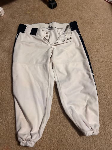 White Women's XL Adult Game Pants (Used)