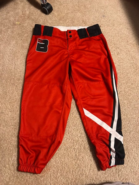 Red Women's Large Adult Boombah Game Pants (Used)