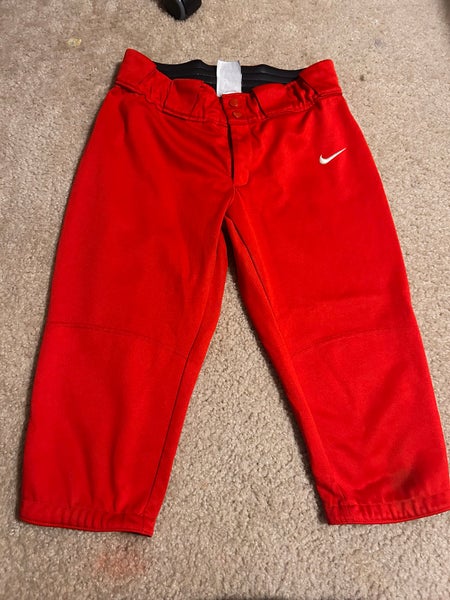 Red Women's Medium Adult Nike Game Pants (Used)