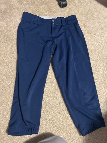 Blue Women's Large Adult Boombah Game Pants (Used)