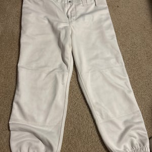 White Women's Large Adult Mizuno Game Pants (Used)
