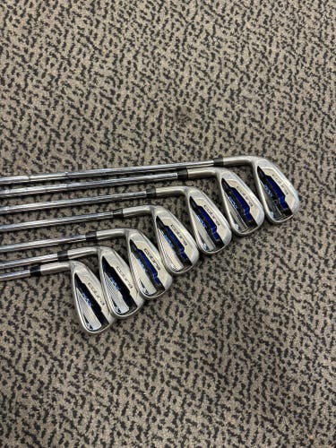 Cobra  MRX Left Hand Iron Set Regular Flex Steel Shaft (Used)
