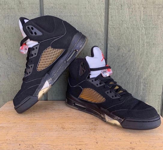 Men's Size M 9.0 (W 10.0) Jordan Shoes (Used) 2006 Size 9 Nike Air Jordan 5 Retro black / metallic
