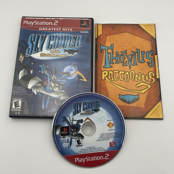 Sly Cooper And The Thievius Raccoonus Greatest Hits (PS2, 2003) CIB W/ Manual